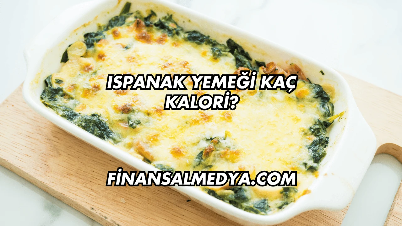 Ispanak Yemeği Kaç Kalori?