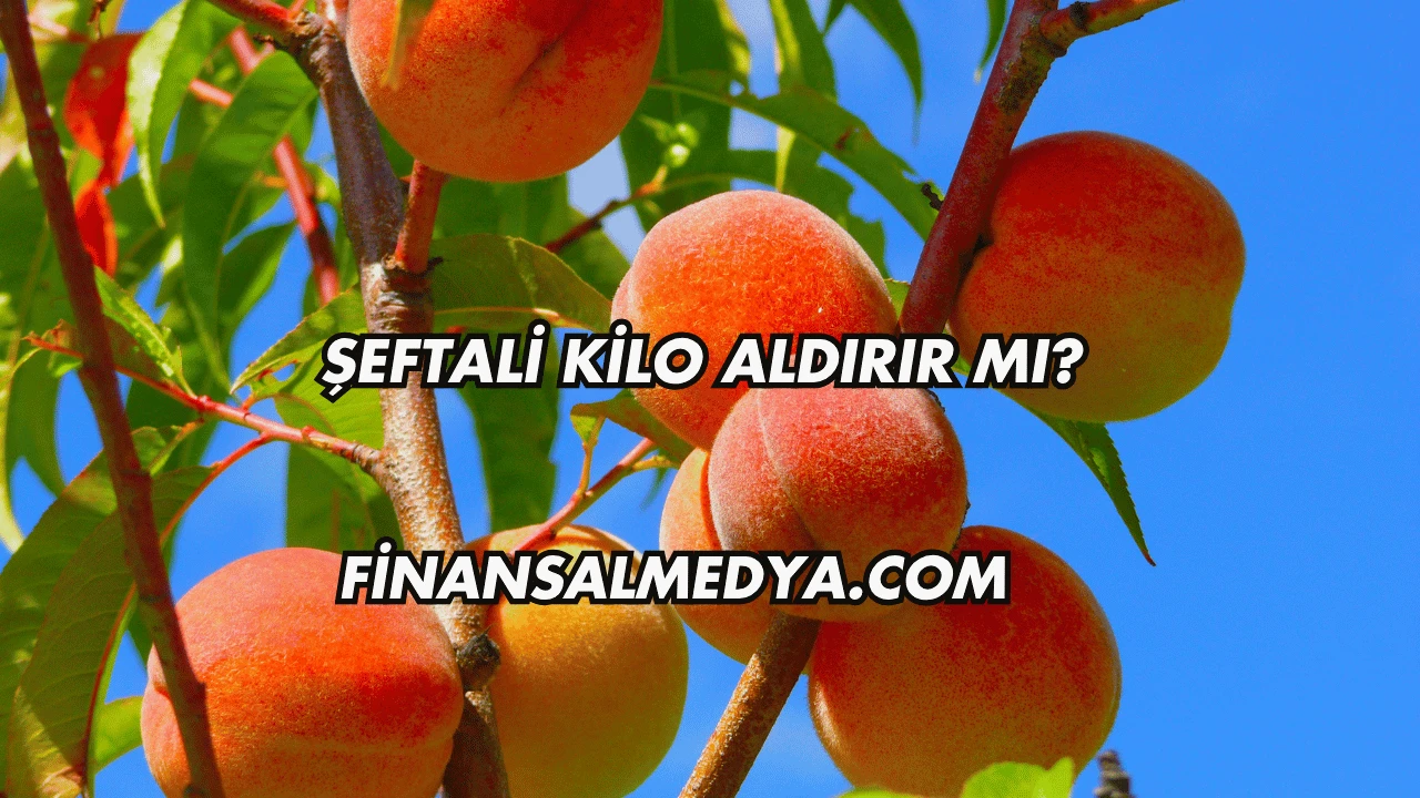 Şeftali Kilo Aldırır mı?