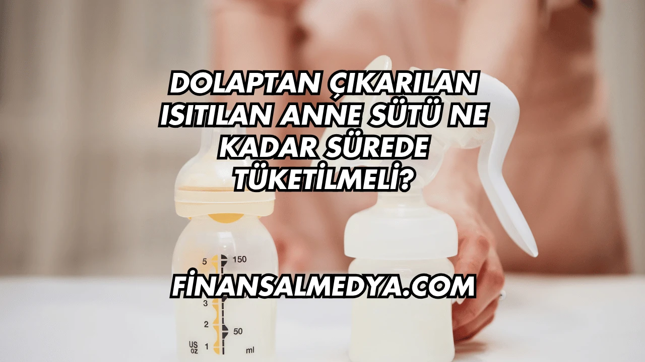Dolaptan Çıkarılan Isıtılan Anne Sütü Ne Kadar Sürede Tüketilmeli?