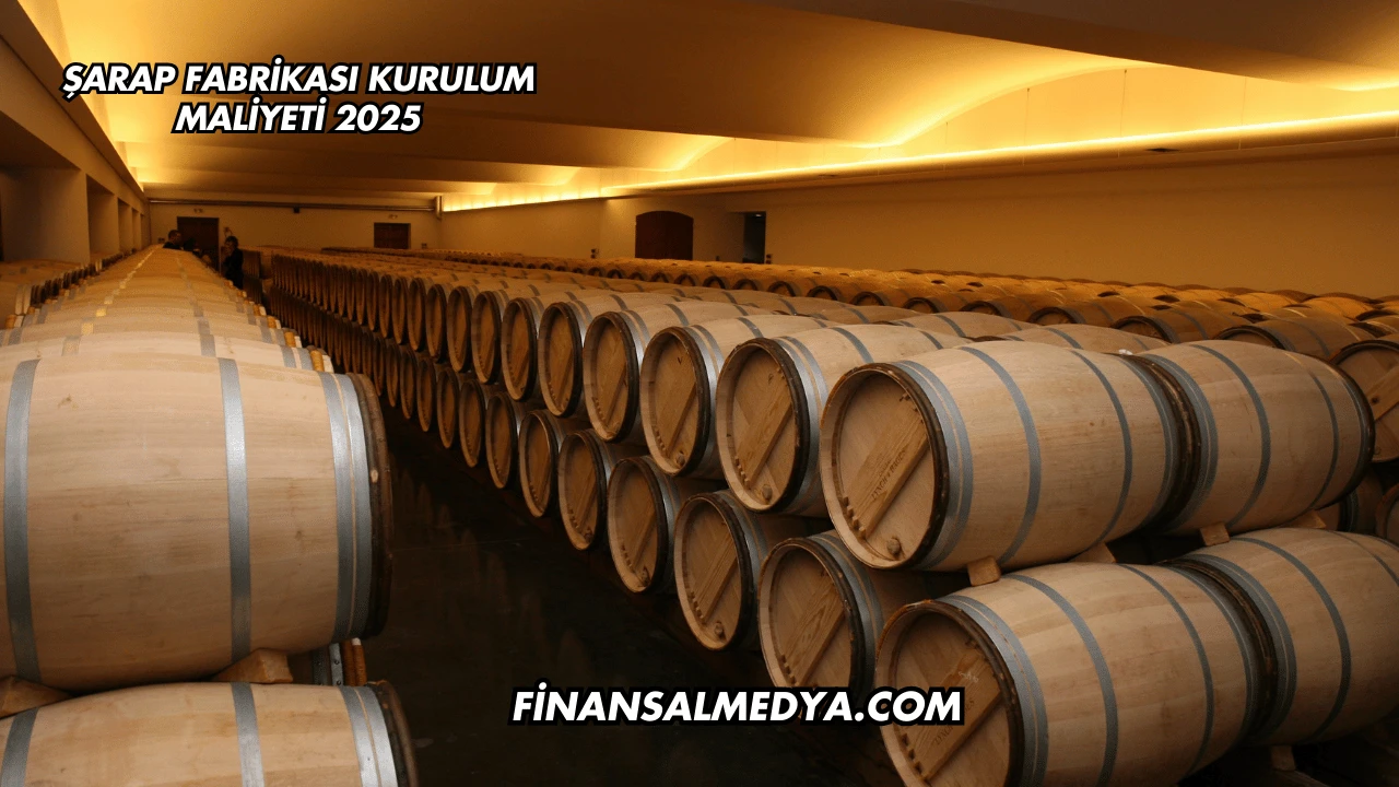Şarap Fabrikası Kurulum Maliyeti 2025