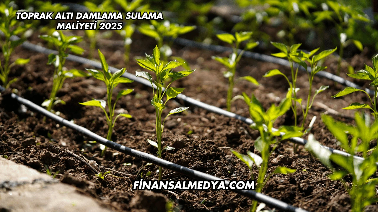 Toprak Altı Damlama Sulama Maliyeti 2025