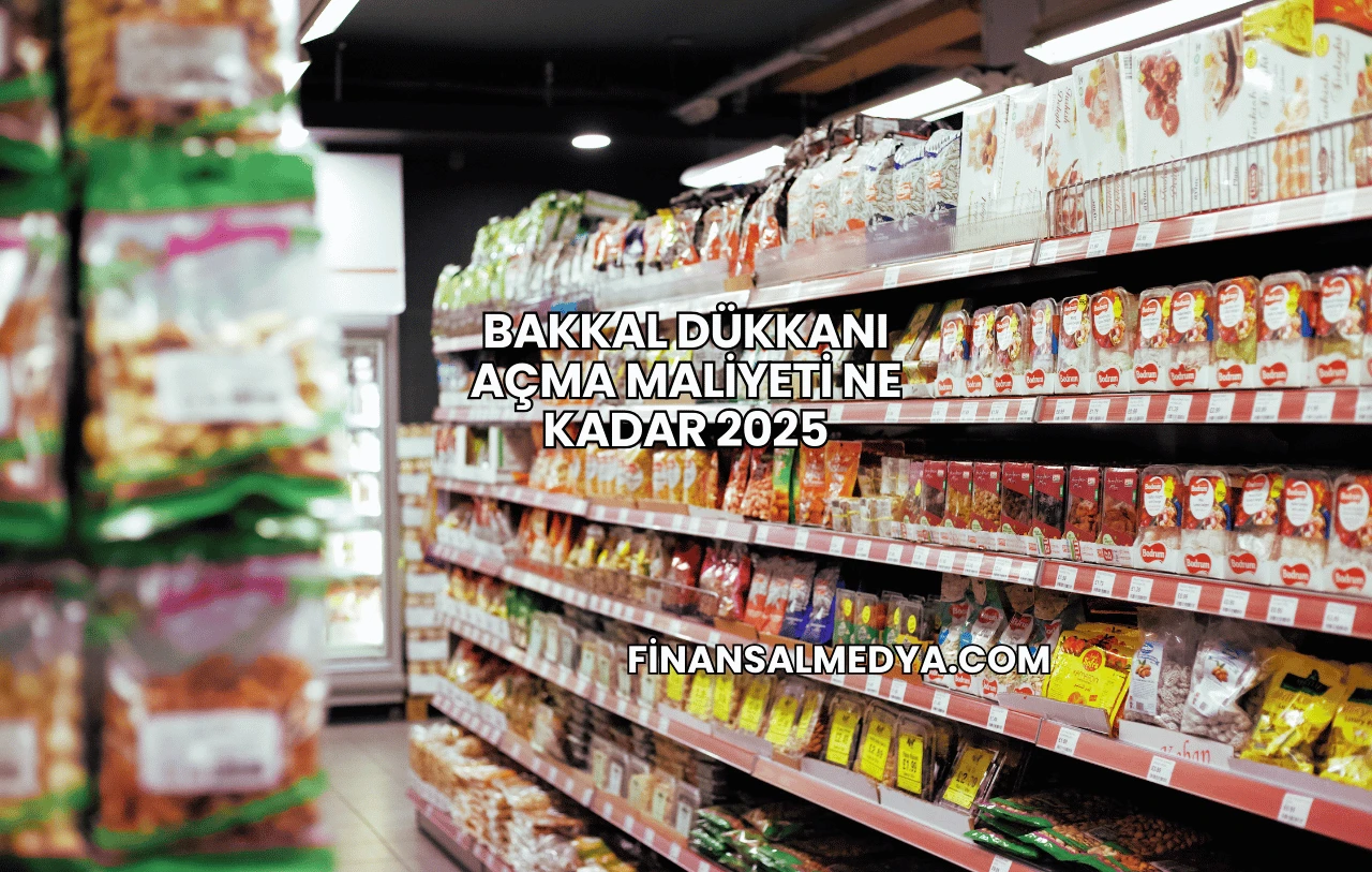 Bakkal Dükkanı Açma Maliyeti Ne Kadar 2025