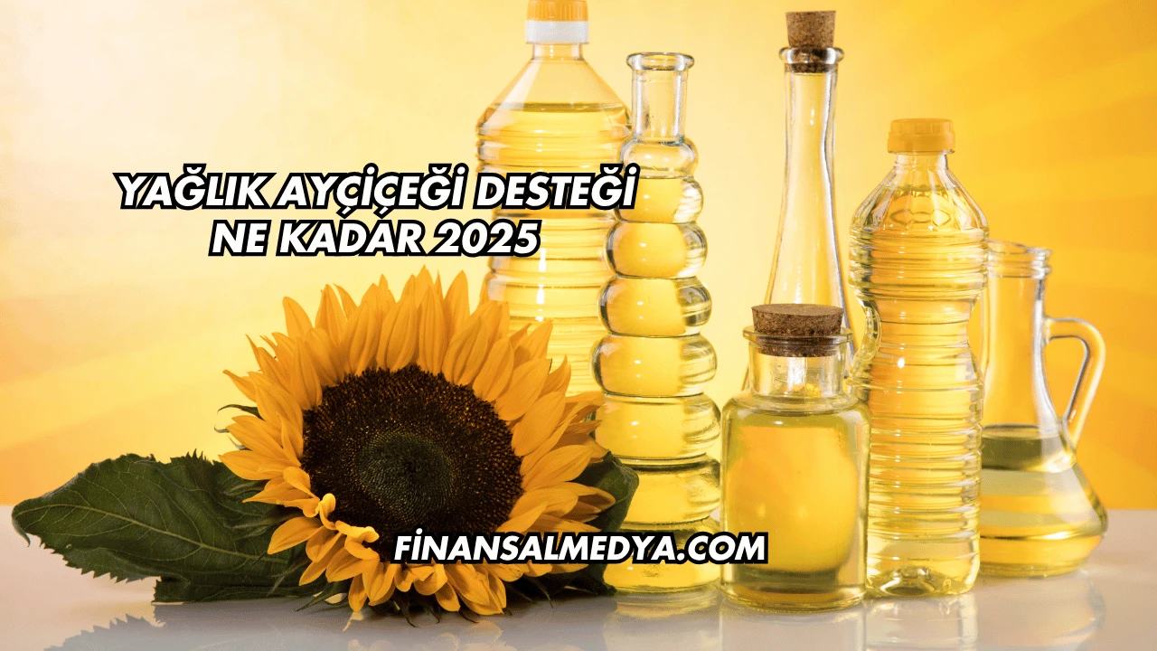 Yağlık Ayçiçeği Desteği Ne Kadar 2025