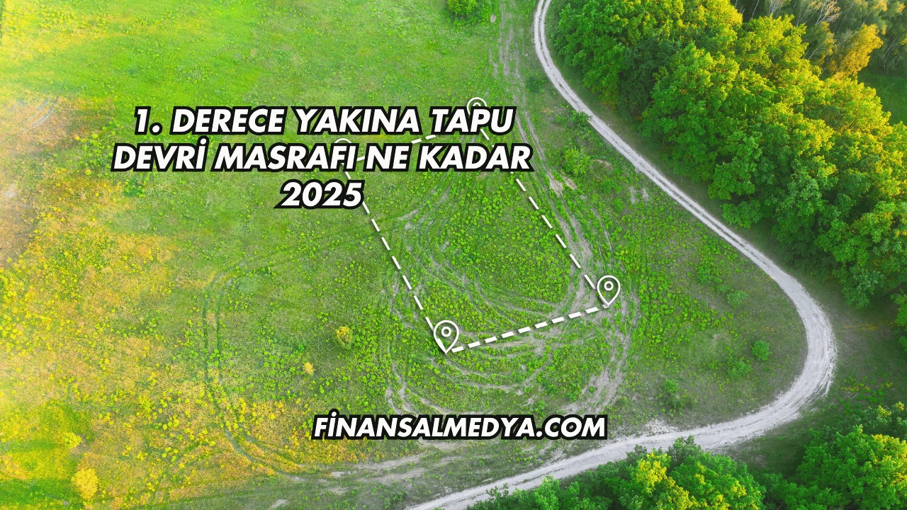 1. Derece Yakına Tapu Devri Masrafı Ne Kadar 2025