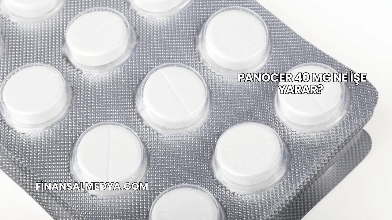 Panocer 40 Mg Ne İşe Yarar?