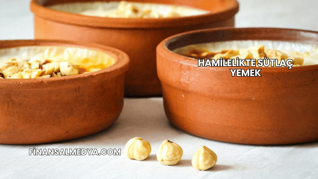 Hamilelikte Sütlaç Yemek