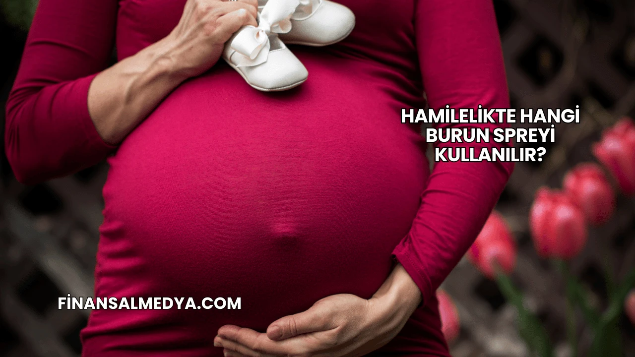 Hamilelikte Hangi Burun Spreyi Kullanılır?