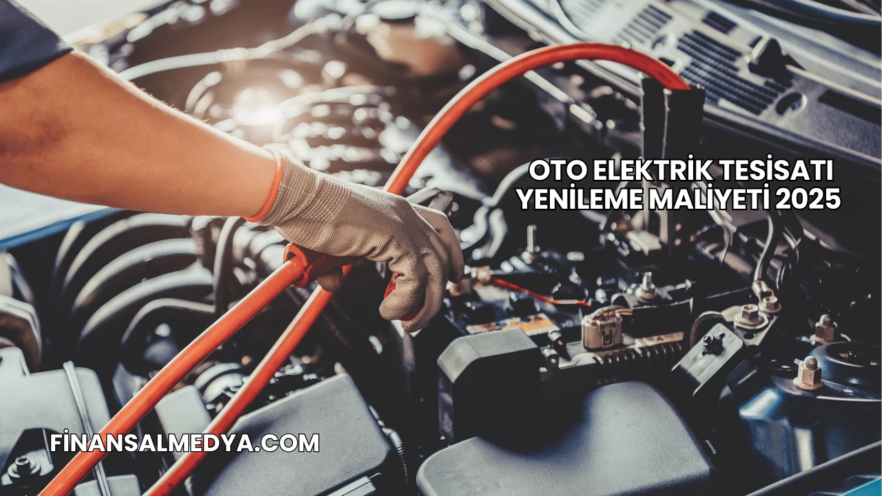 Oto Elektrik Tesisatı Yenileme Maliyeti 2025