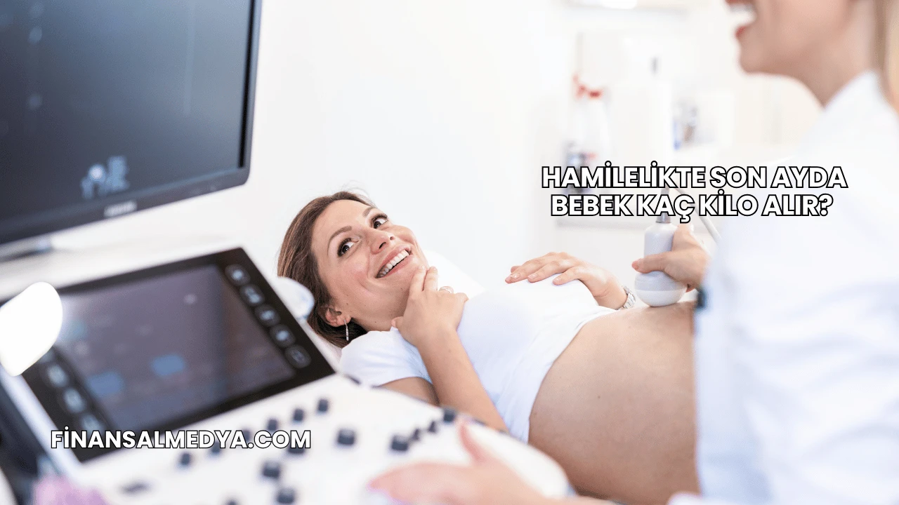 Hamilelikte Son Ayda Bebek Kaç Kilo Alır?