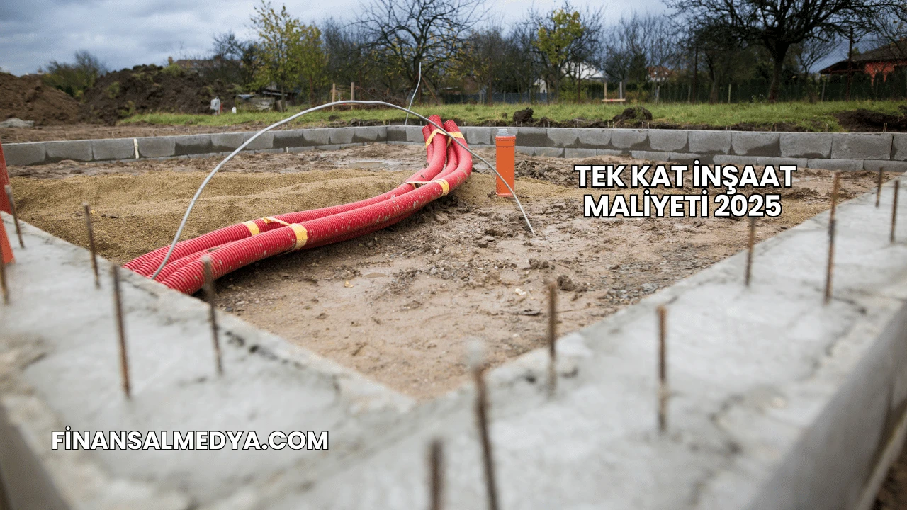 Tek Kat İnşaat Maliyeti 2025