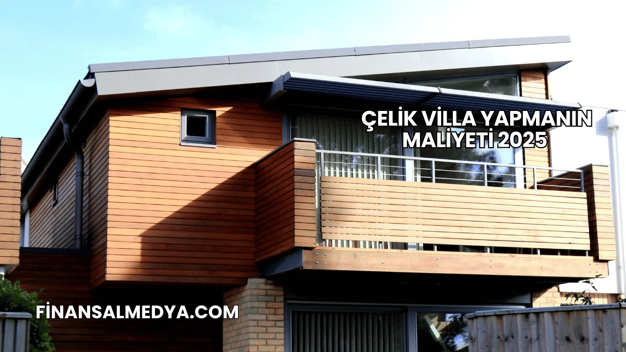 Çelik Villa Yapmanın Maliyeti 2025