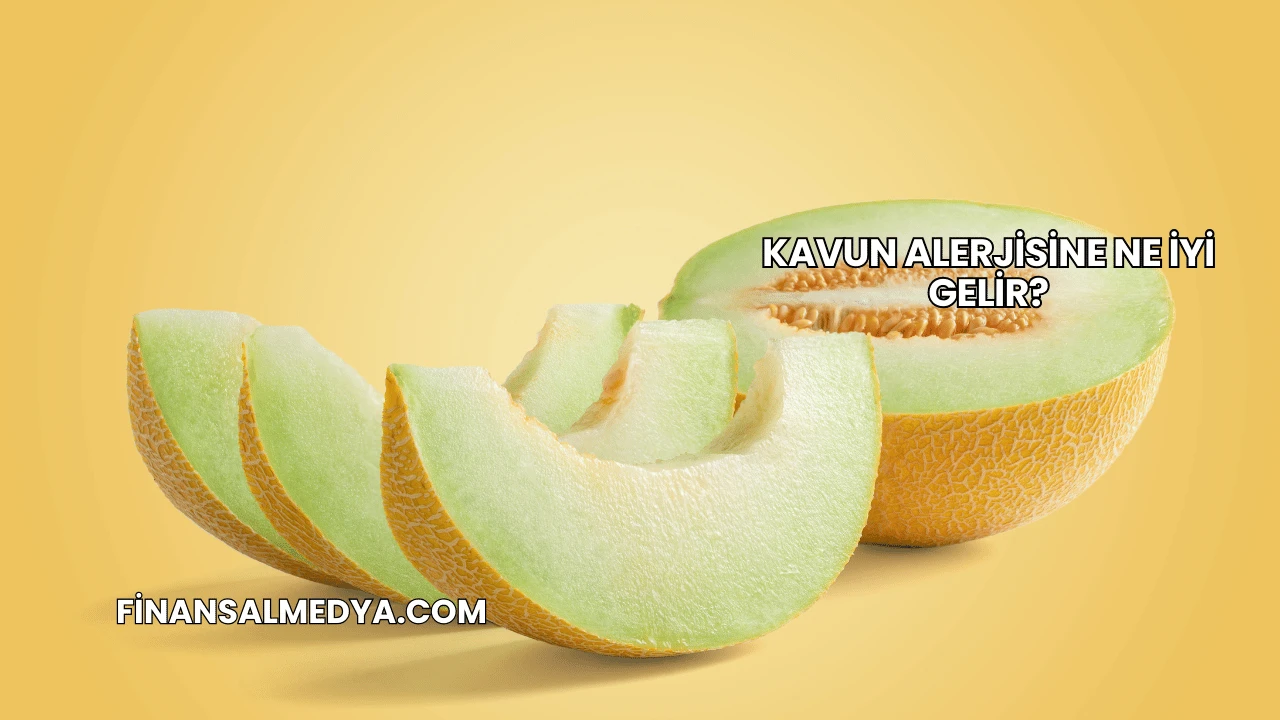 Kavun Alerjisine Ne İyi Gelir?
