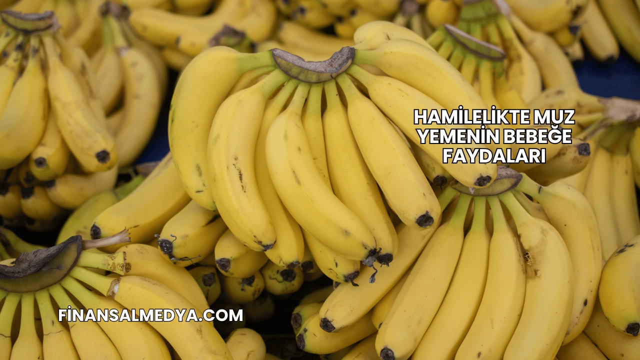Hamilelikte Muz Yemenin Bebeğe Faydaları