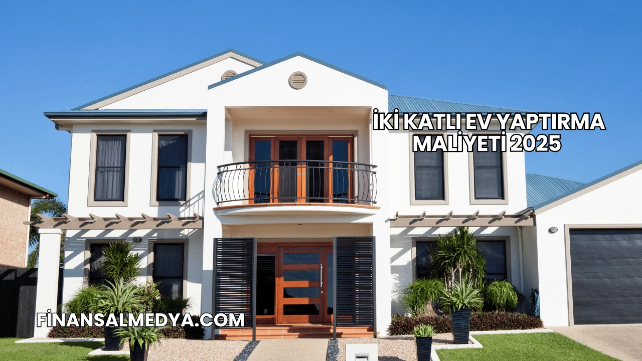 İki Katlı Ev Yaptırma Maliyeti 2025
