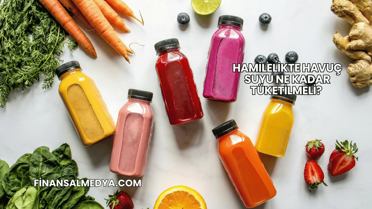 Hamilelikte Havuç Suyu Ne Kadar Tüketilmeli?