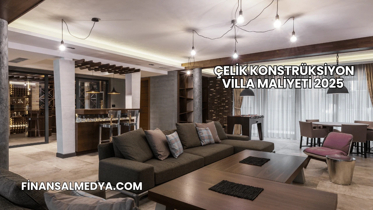 Çelik Konstrüksiyon Villa Maliyeti 2025