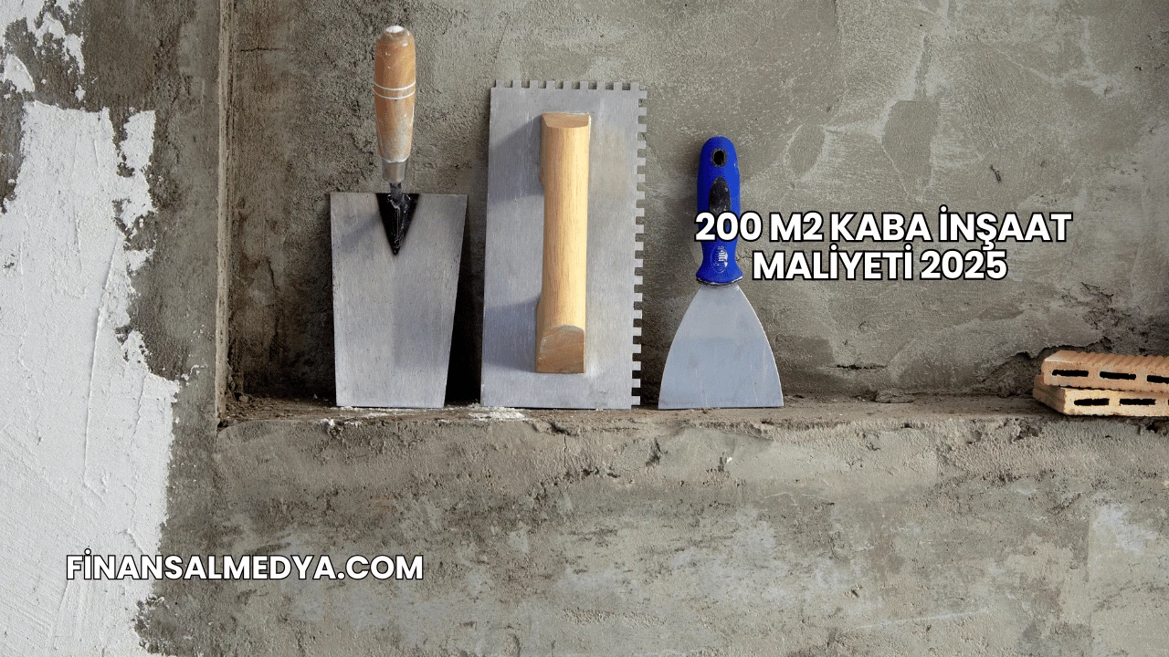 200 m2 Kaba İnşaat Maliyeti 2025