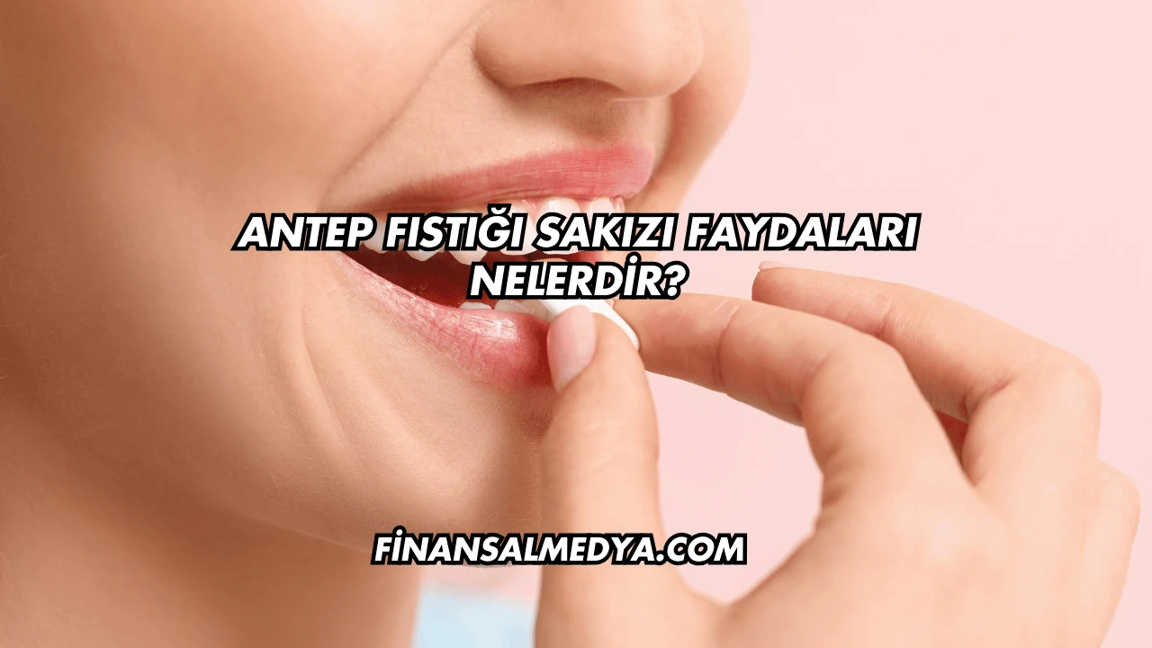 Antep Fıstığı Sakızı Faydaları Nelerdir?