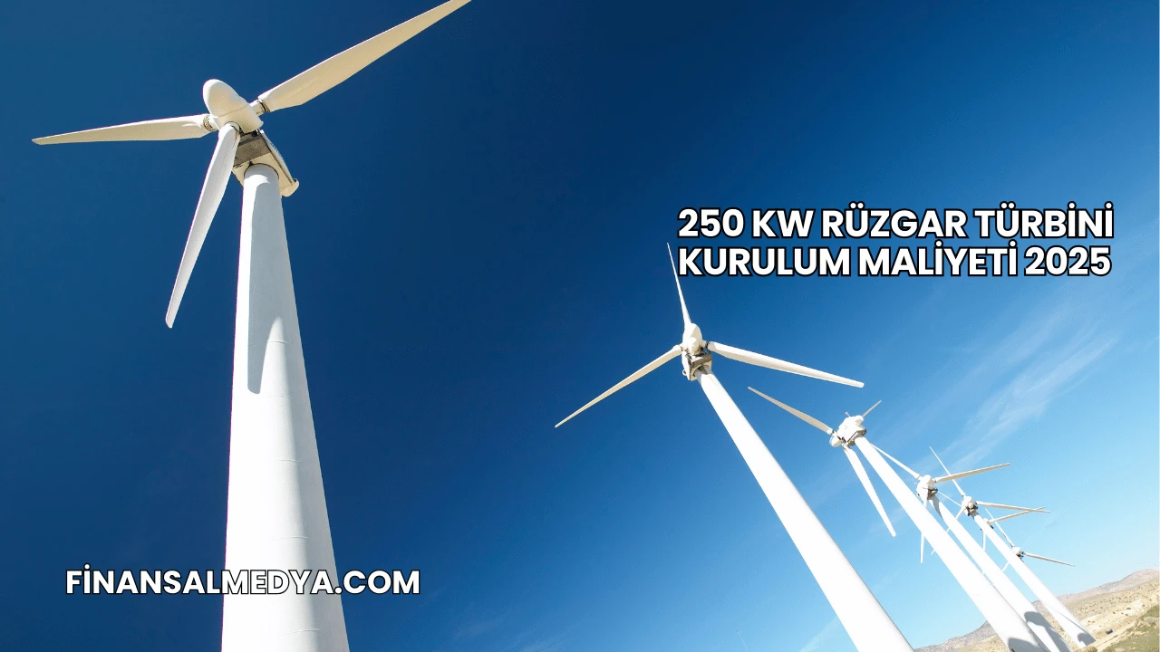 250 kw Rüzgar Türbini Kurulum Maliyeti 2025