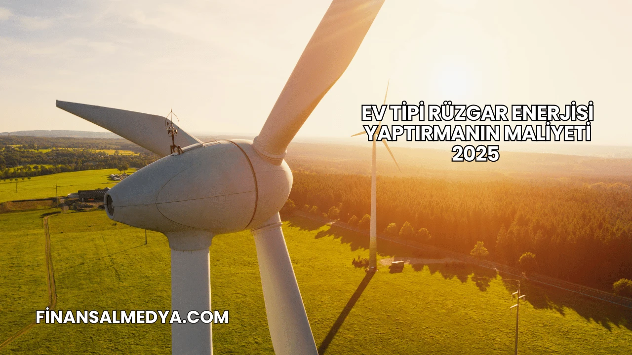 Ev Tipi Rüzgar Enerjisi Yaptırmanın Maliyeti 2025