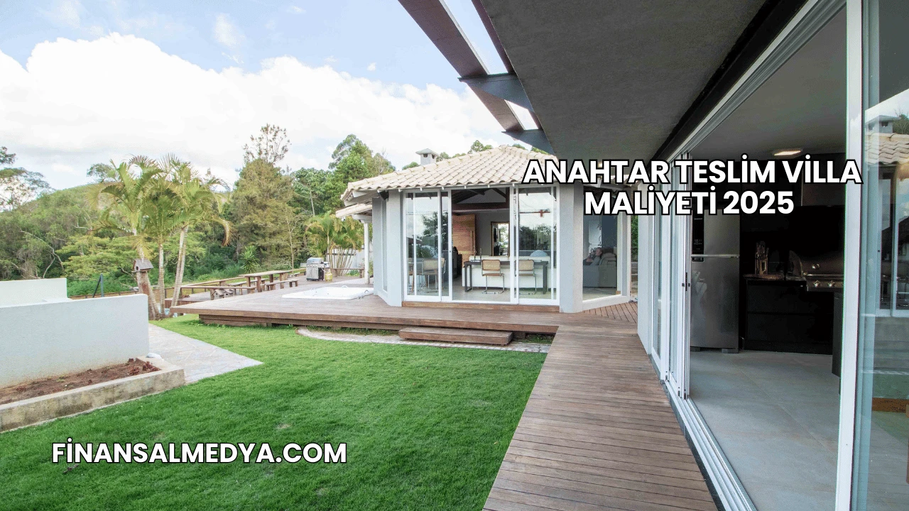 Anahtar Teslim Villa Maliyeti 2025