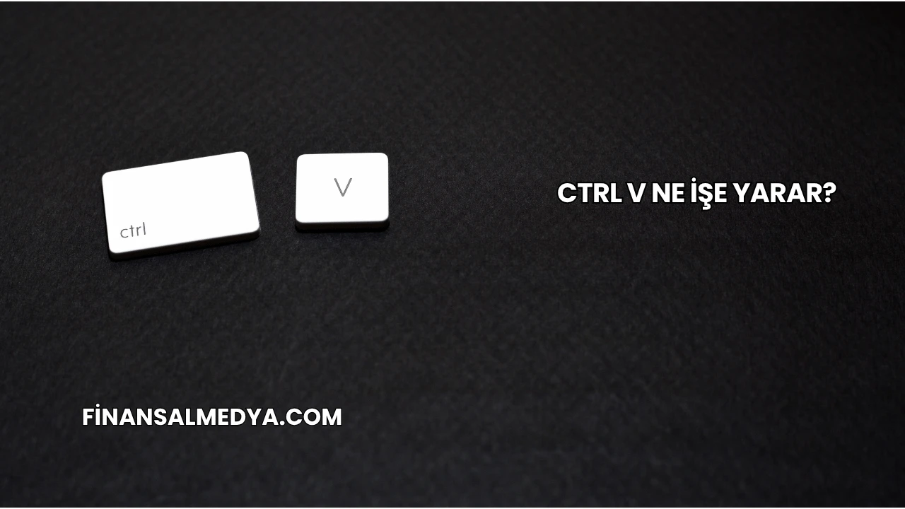 Ctrl V Ne İşe Yarar?