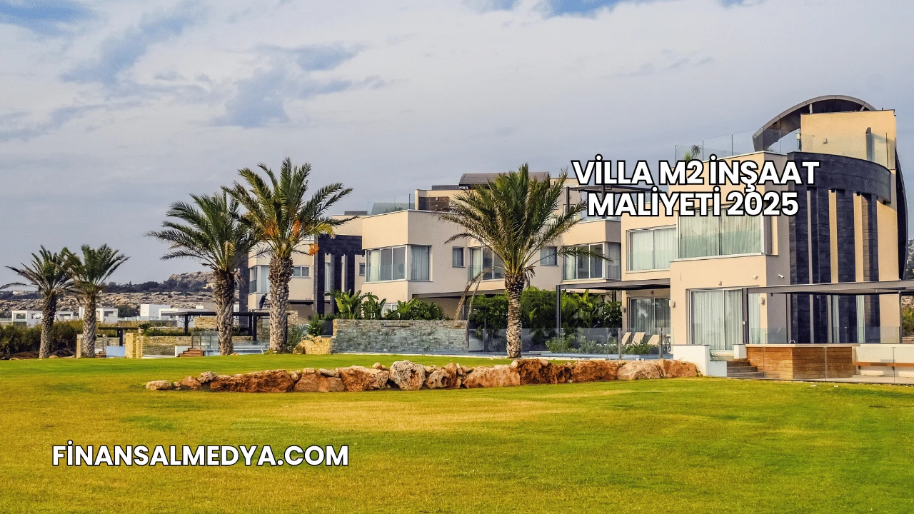 Villa M2 İnşaat Maliyeti 2025