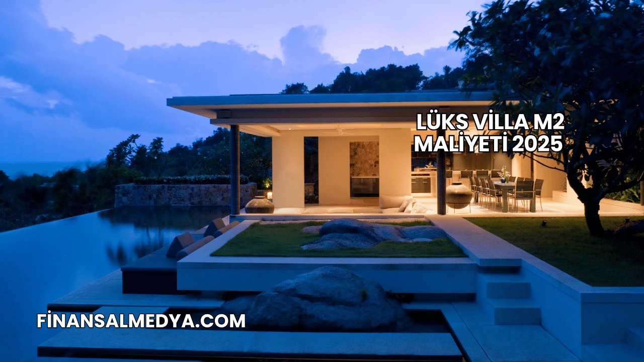Lüks Villa m2 Maliyeti 2025