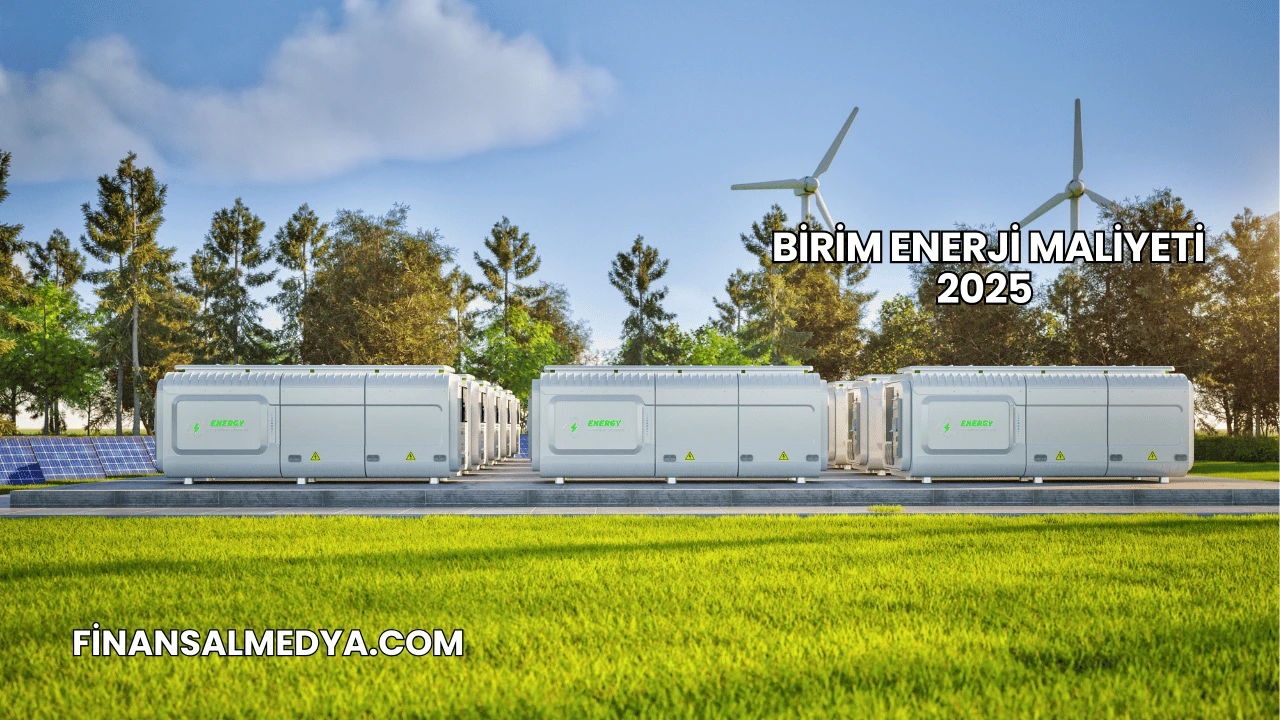 Birim Enerji Maliyeti 2025