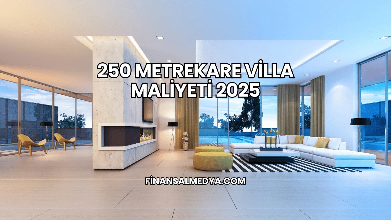 250 Metrekare Villa Maliyeti 2025