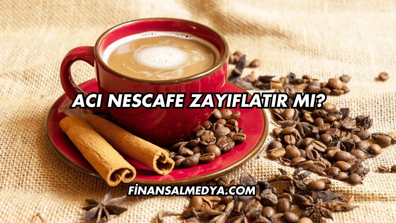 Acı Nescafe Zayıflatır mı?