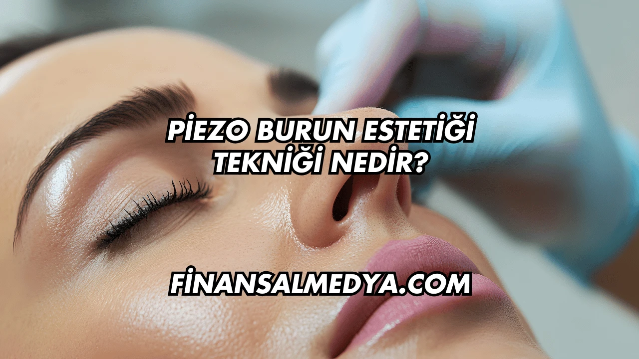 Piezo Burun Estetiği Tekniği Nedir?