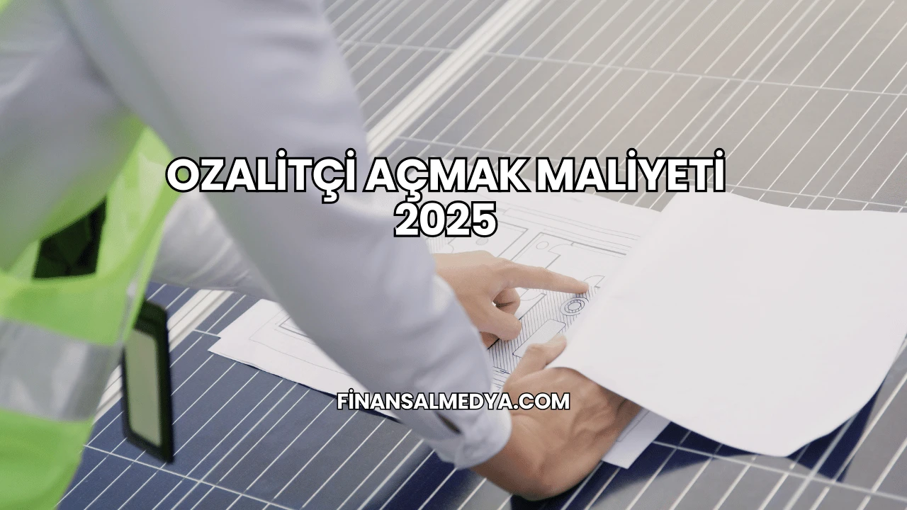 Ozalitçi Açmak Maliyeti 2025