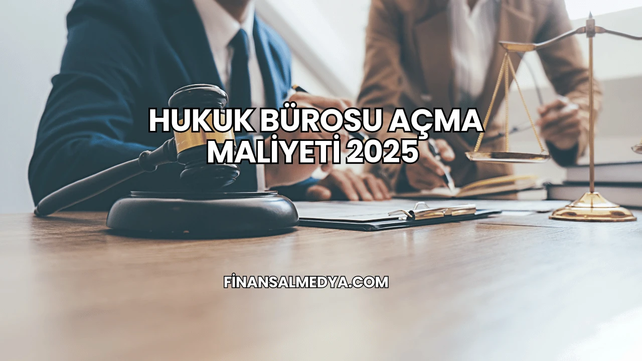 Hukuk Bürosu Açma Maliyeti 2025