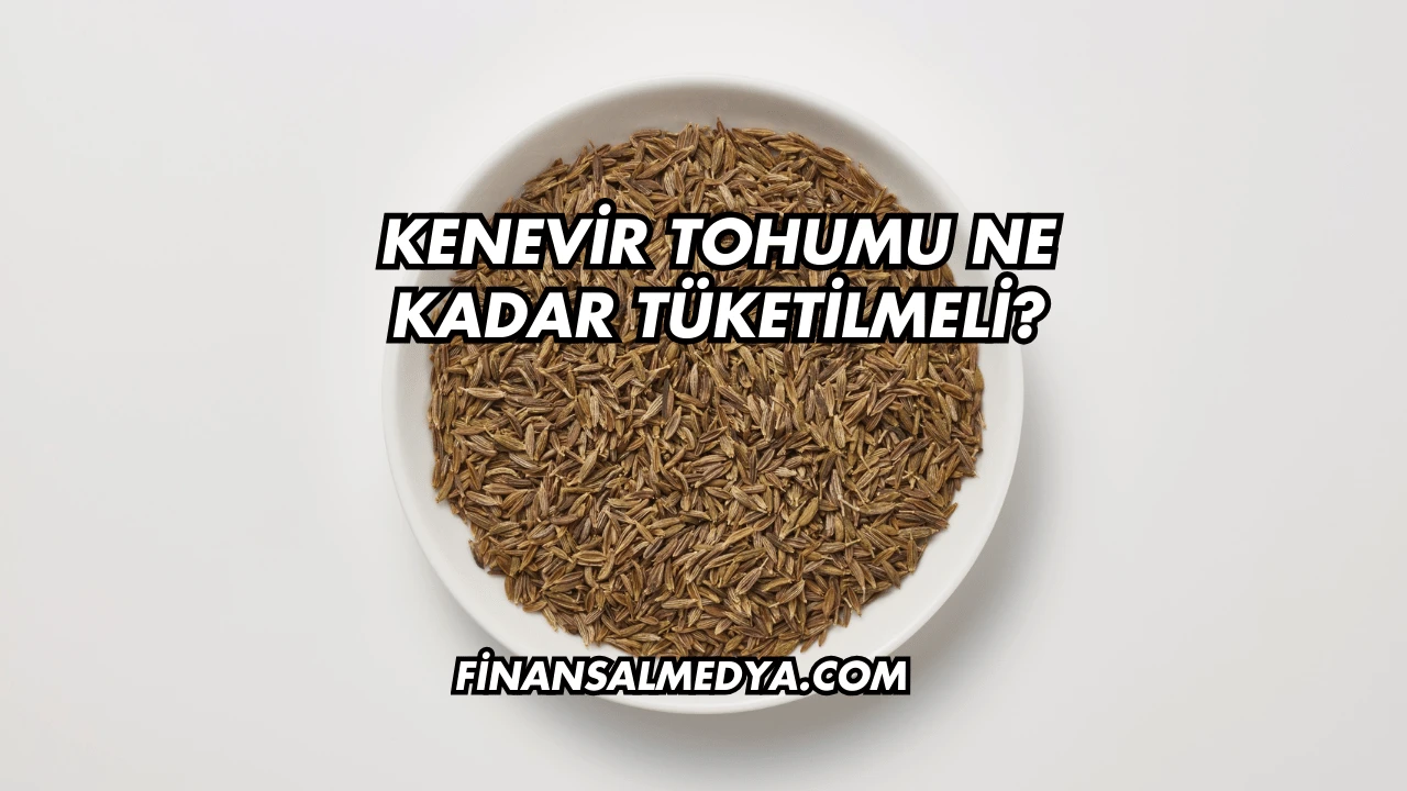 Kenevir Tohumu Ne Kadar Tüketilmeli?