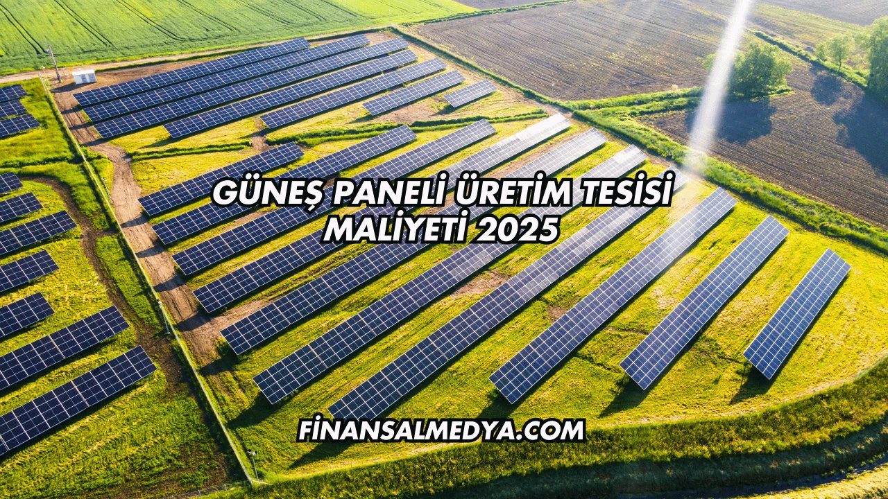 Güneş Paneli Üretim Tesisi Maliyeti 2025