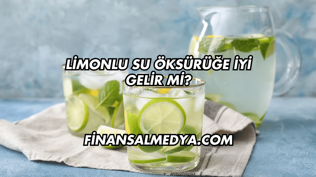 Limonlu Su Öksürüğe İyi Gelir mi?
