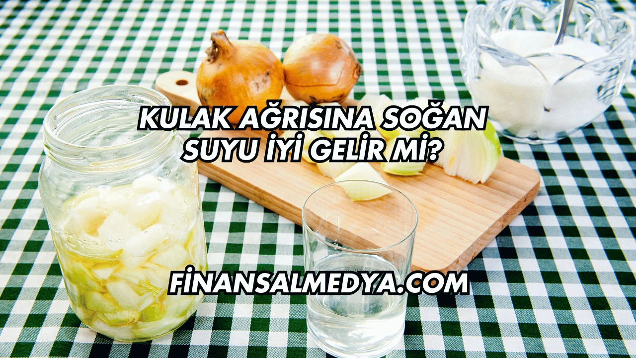 Kulak Ağrısına Soğan Suyu İyi Gelir mi?