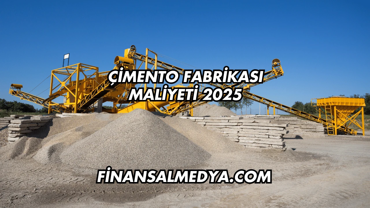 Çimento Fabrikası Maliyeti 2025