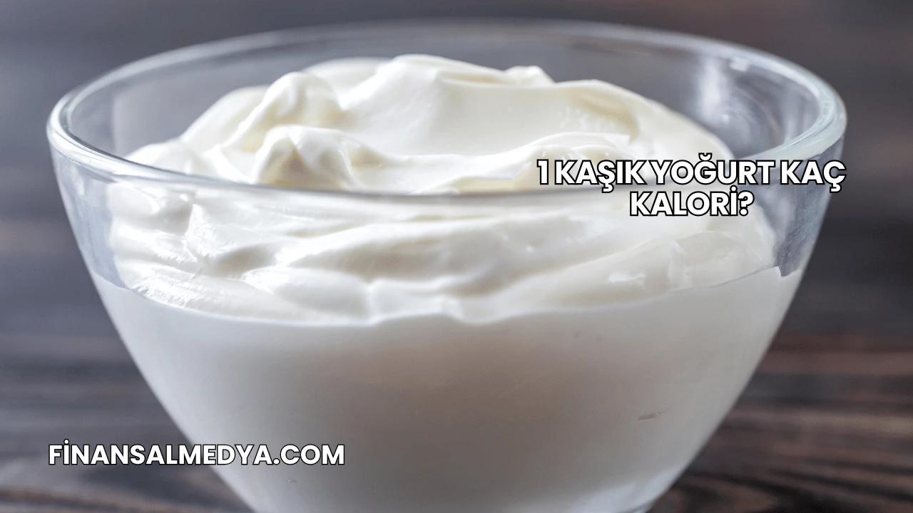 1 Kaşık Yoğurt Kaç Kalori?