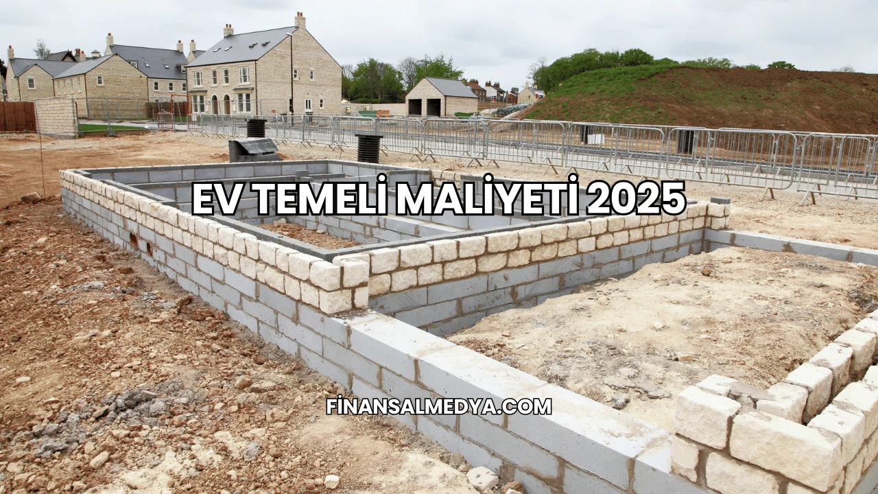 Ev Temeli Maliyeti 2025