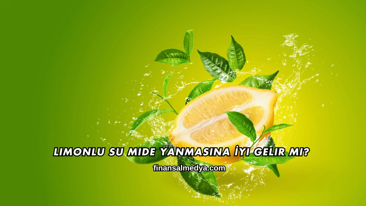 Limonlu Su Mide Yanmasına İyi Gelir mi?