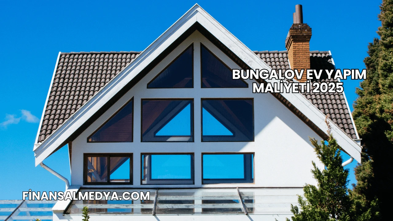Bungalov Ev Yapım Maliyeti 2025