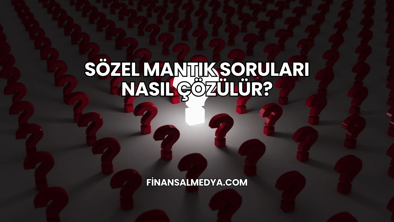 Sözel Mantık Soruları Nasıl Çözülür?