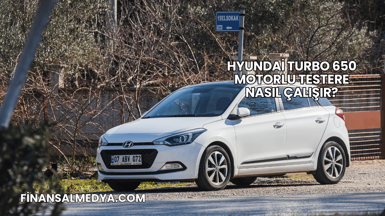 Hyundai Turbo 650 Motorlu Testere Nasıl Çalışır?
