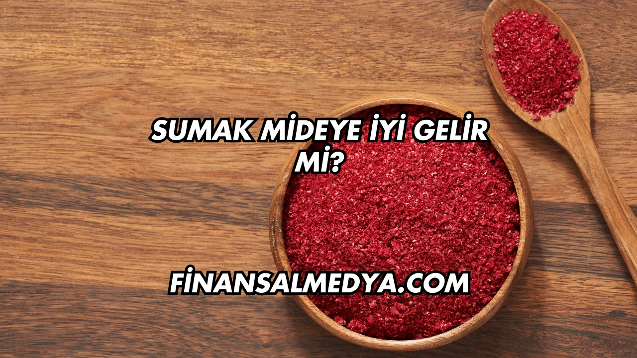Sumak Mideye İyi Gelir mi?