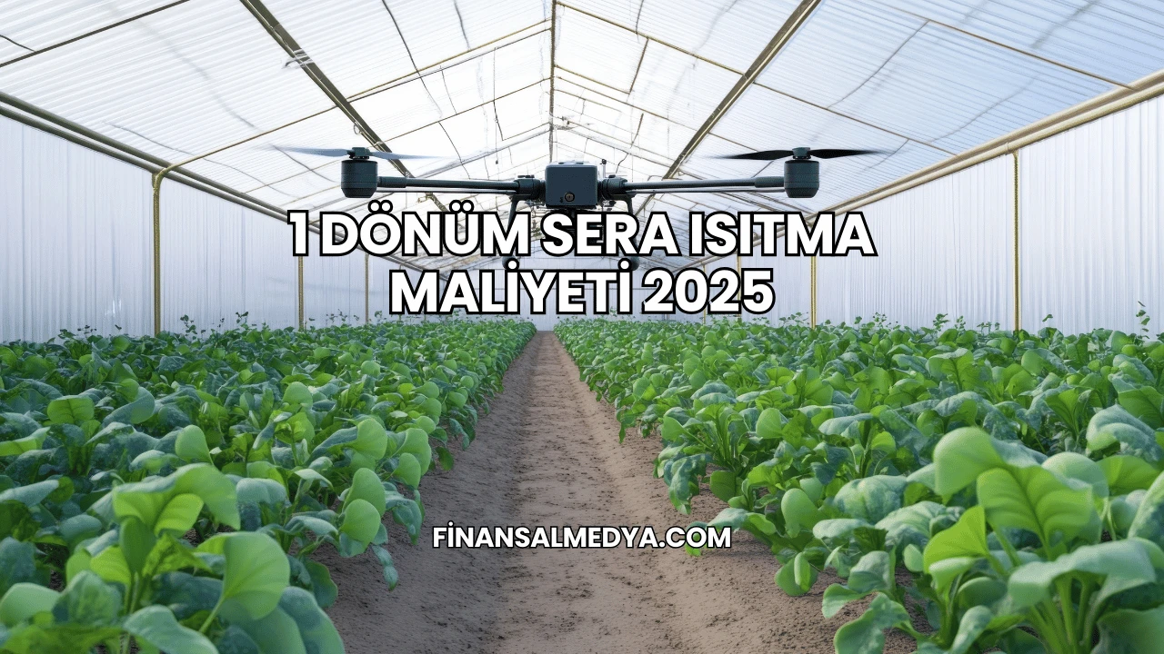 1 Dönüm Sera Isıtma Maliyeti 2025