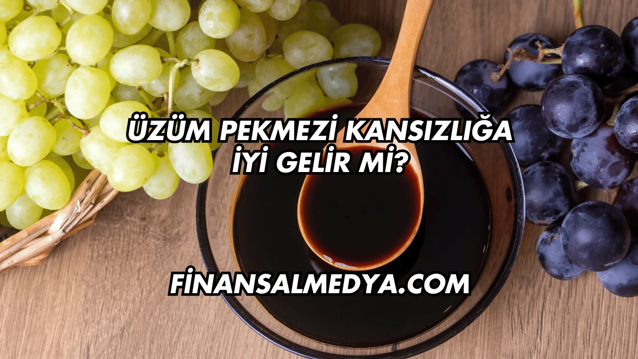 Üzüm Pekmezi Kansızlığa İyi Gelir mi?