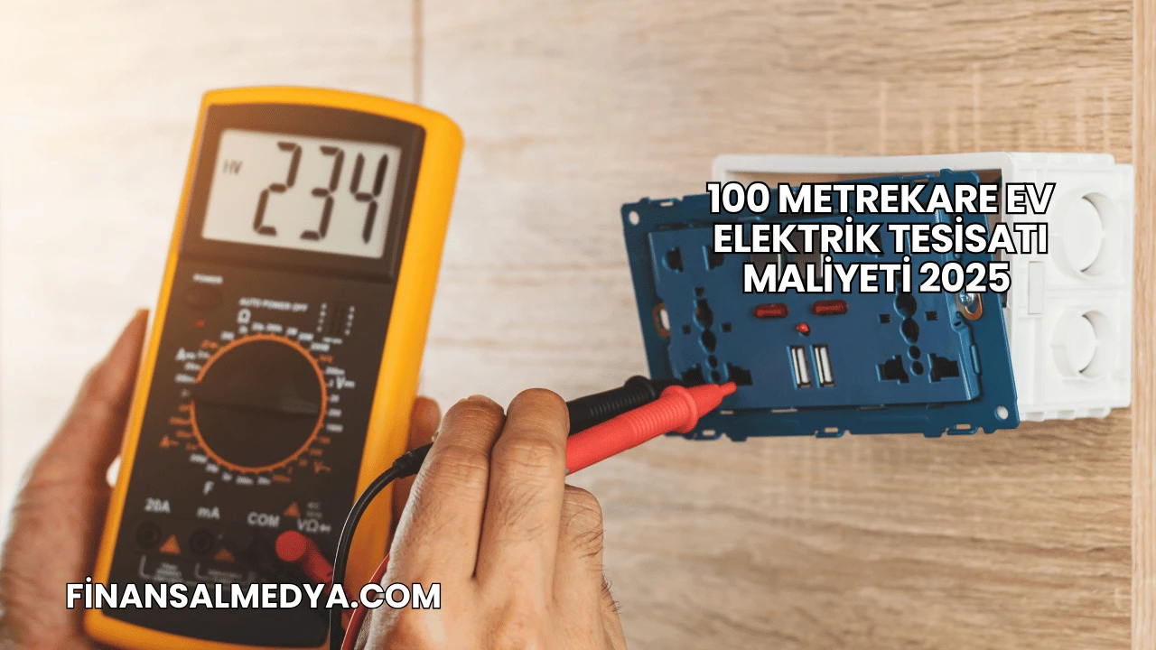 100 Metrekare Ev Elektrik Tesisatı Maliyeti 2025