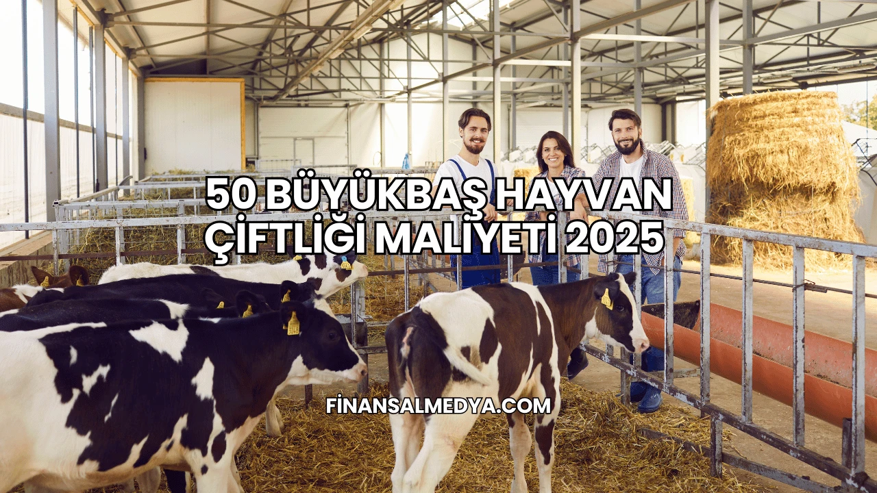 50 Büyükbaş Hayvan Çiftliği Maliyeti 2025